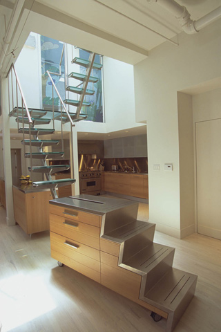 New York Loft Stairs