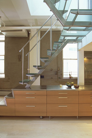 New York Loft Stairs
