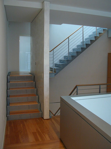 Perforated Steel Staircase